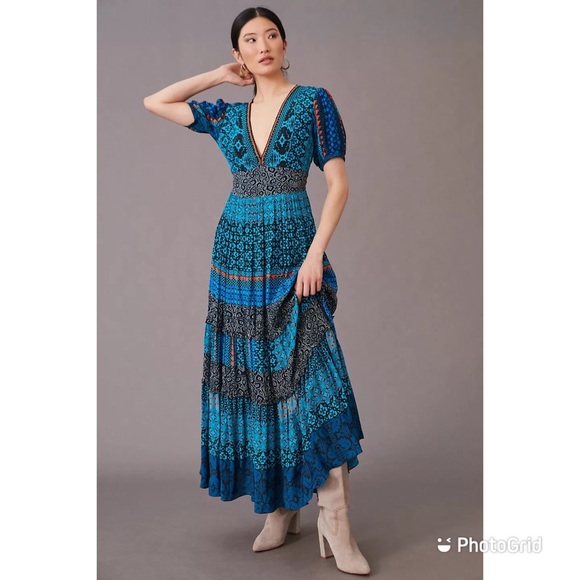 Anthropologie Bhanuni by Jyoti Marian Maxi Dress - NWT - Picture 4 of 10